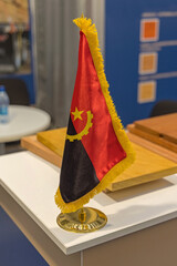 Flag of Angola at Tabletop