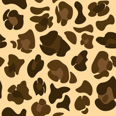 Vintage for print design. Decorative textile seamless pattern. Textile fashion pattern. Natural background. Decorative print. Seamless abstract animal, leopard skin pattern.
