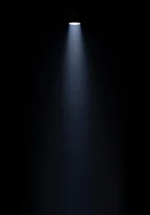 Tafelkleed Close up of light beam isolated on black background © rangizzz