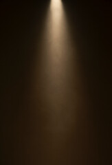 Close up of light beam isolated on black background - 546843355