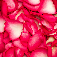 Background of bright rose petals.