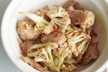 Fried cauliflower  