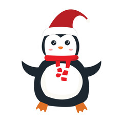 Snowman with Santa hat