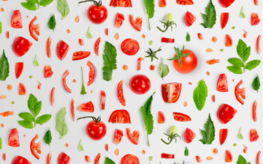 Tomato Slice and Leaf Collection