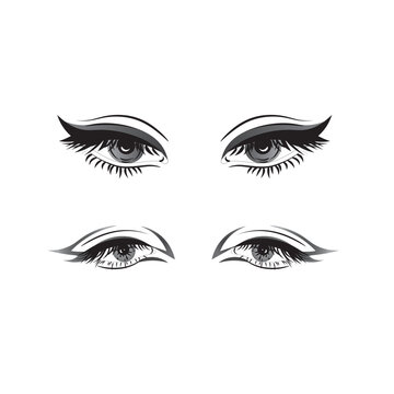 Eyelash artwork 