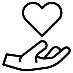 hand love icon