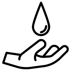 hand water icon