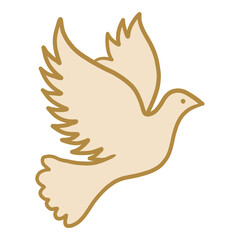 Elegant Pigeon Hand Drawn