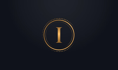 Dot circle logo and dot circle tech symbol with letters and technology dot circle icon letter