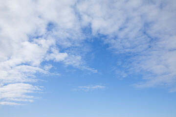 blue sky with clouds