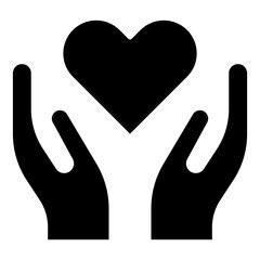 Obraz premium hand love icon
