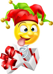 Jack in The Box Jester Fool Cartoon Emoticon Icon