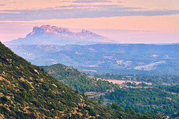 view of the mountains
