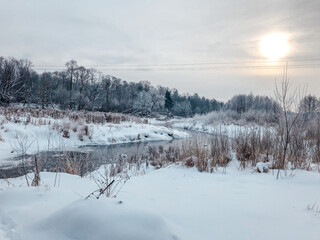 Winter river