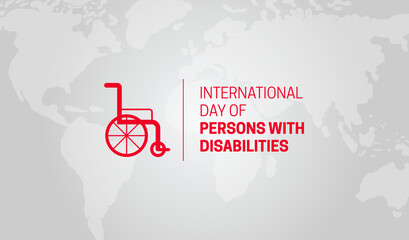 International Day of Persons with Disabilities Background Illustration Banner