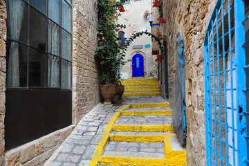 Obraz premium Jaffa district in Tel Aviv, Israel