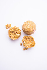 Til Gul laddoo, Sesame jaggery ball, til ke laddo or tilgul for Makar Sankranti Festival in India