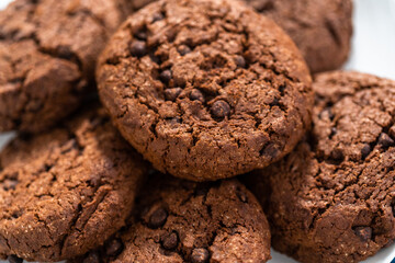 Double chocolate chip cookies