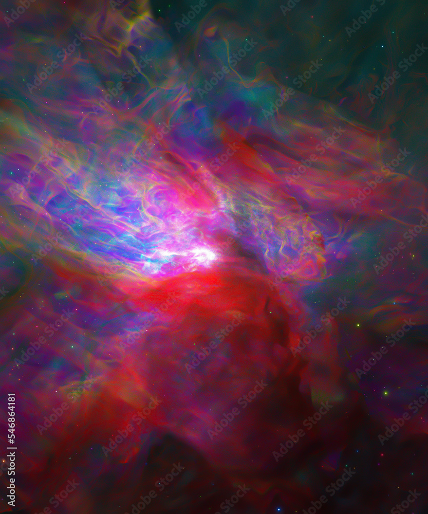 Wall mural abstract space background