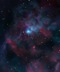 Deep Space background with stars