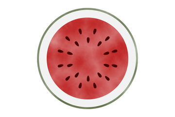 スイカのイラスト