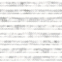 Gray Watercolor Drawn Mottled Textured Striped Pattern