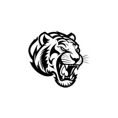 tiger logo, mascot tiger logo