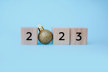 Beginning and start of the new year 2023. Preparation for happy new year ,new life, new business,...