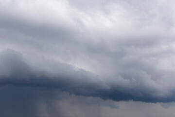 Obraz na płótnie Canvas gray rain clouds in a sky