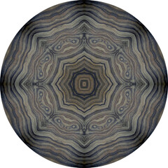 abstract dark grey blue sphere