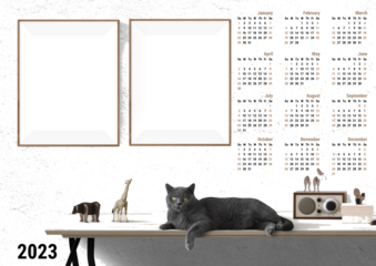 2023 Calendar PDF Calendar Template Add Your Photos