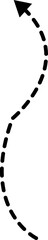 Dashed Line Arrow