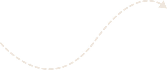 Naklejka premium Dashed Line Arrow