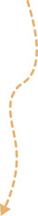 Dashed Line Arrow