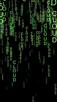 Cloud computing data code matrix style