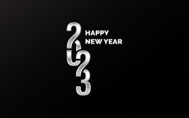 2048 Happy New Year symbols. New 2023 Year typography design. 2023 numbers logotype illustration. Vector illustration