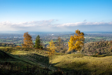 View point at Birdlip above Gloucester  