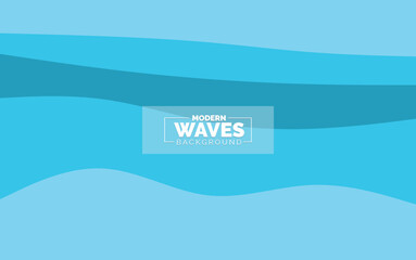 water Wave vector abstract background flat design style. Vector illustration