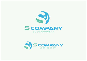 Letter S company vector logo concept