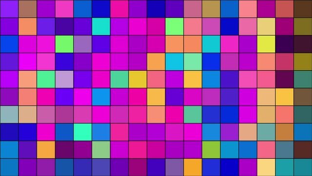 Square colorful mosaic pattern background