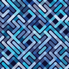 Lines Vector seamless pattern. Geometric striped ornament. Monochrome linear background illustration