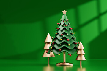 3d rendering christmas festival picture