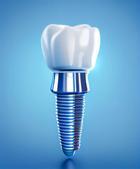 Dental implant - obrazy, fototapety, plakaty