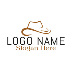 Modern cap logo design with vector format.