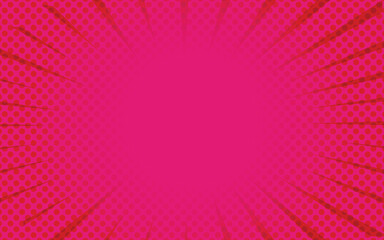 Pink comic background Retro vector illustration