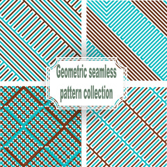Obraz premium Lines abstract.Mesh texture.Geometric ornament illustration. Seamless decoration for your design.repeating geometric print.mosaic can be used for wallpaper.Vector striped concept