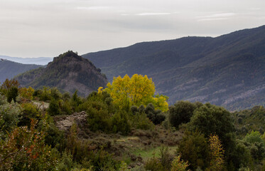 Fototapeta premium Pirineos, Monte Perdido. Otoño 2022