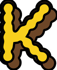 K Cotton Alphabet Uppercase