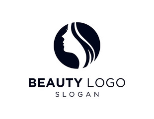 Logo design about Beauty on a white background. created using the CorelDraw application.