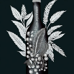 Papercut - Feathers & Wine, AI, Gen Art